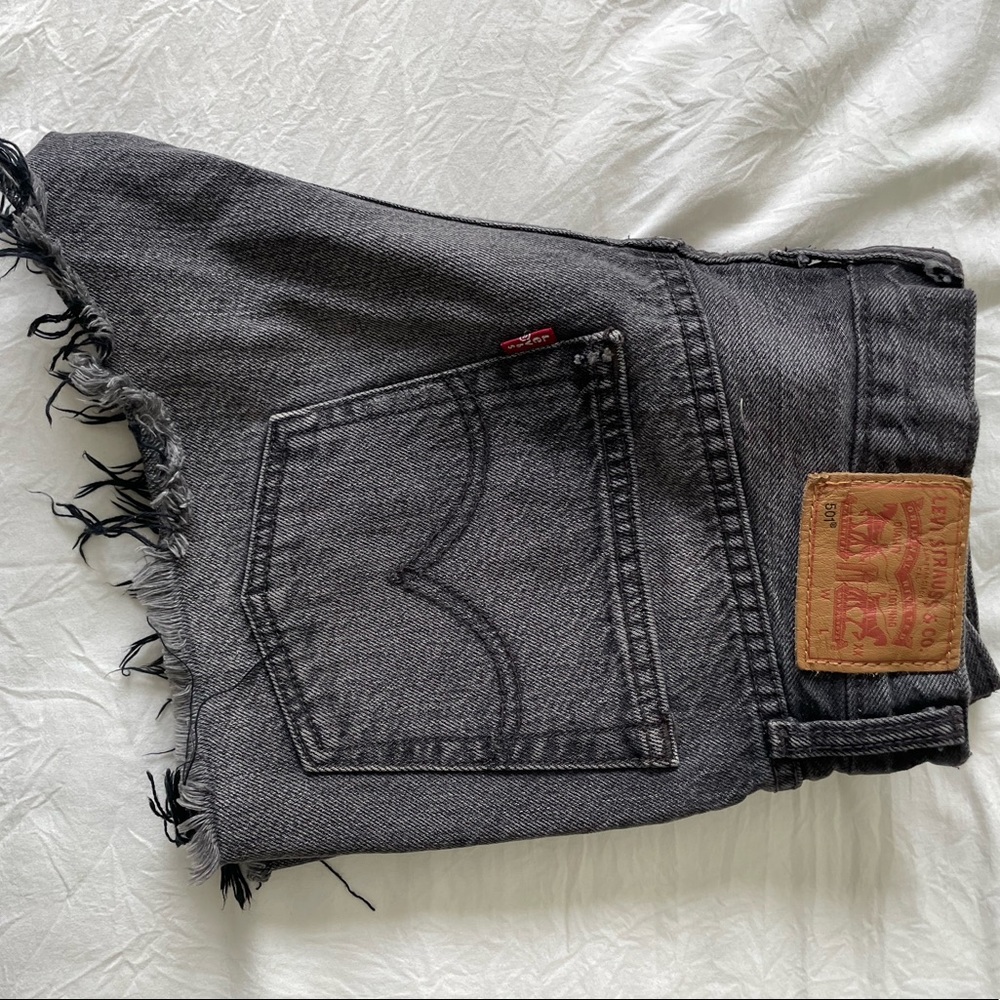 Levi 501 high rise shorts